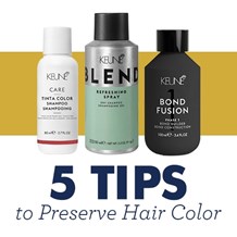 5 Tips to Preserve Hair Color