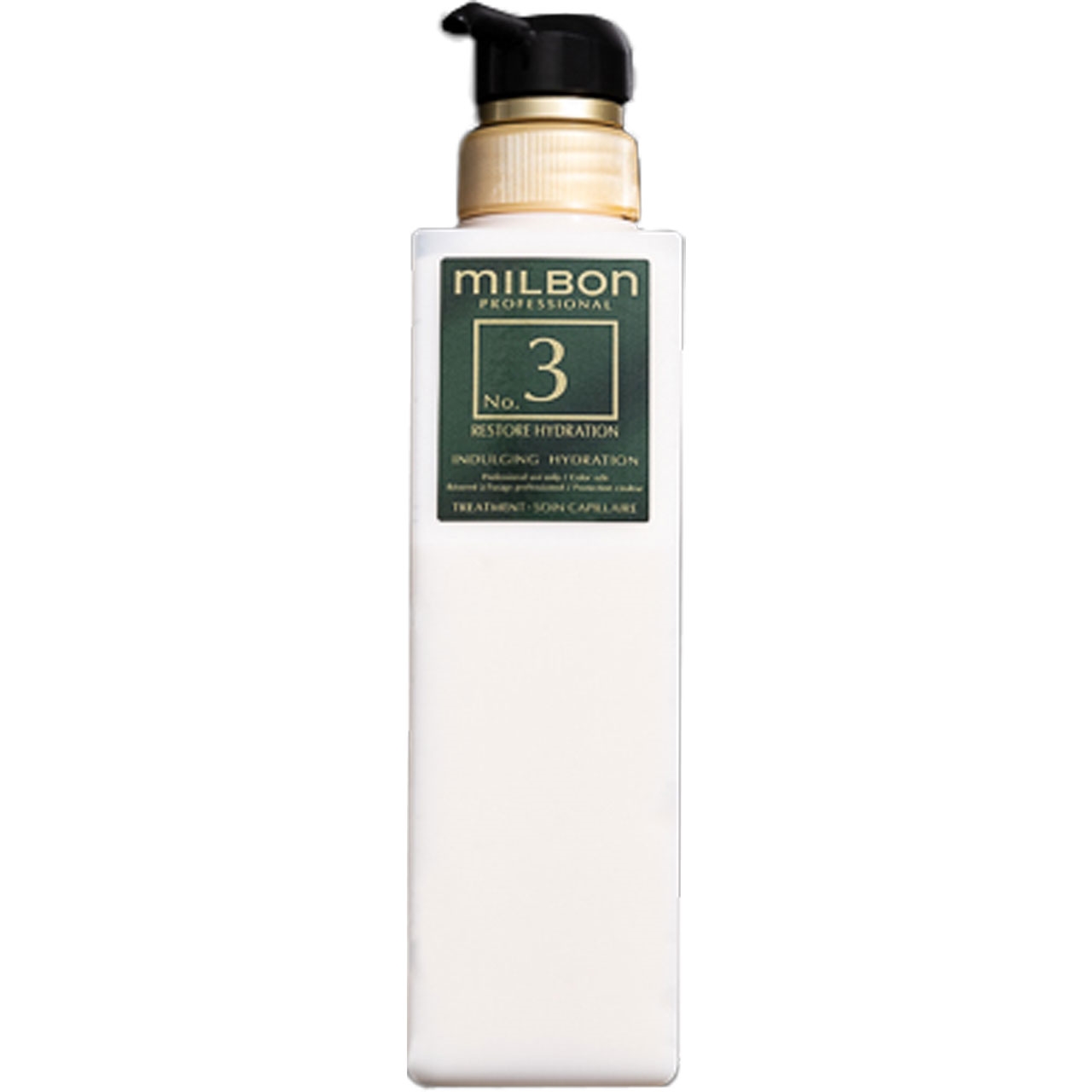 MILBON Indulging Hydration シャントリセット INDULGING HYDRATION No.3 RESTORE HYDRATION Empty Pump Bottle