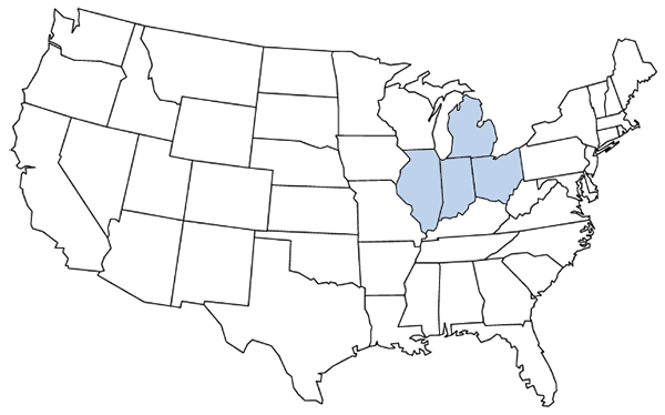 Map of Premier Territory