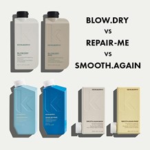 Compare and Contrast: KEVIN.MURPHY BLOW.DRY vs REPAIR-ME vs SMOOTH.AGAIN