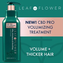 The NEW CBD PRO Volumizing Treatment from Leaf and Flower