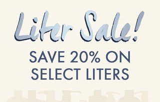Ring in the 20% OFF Liter Sale Savings!
