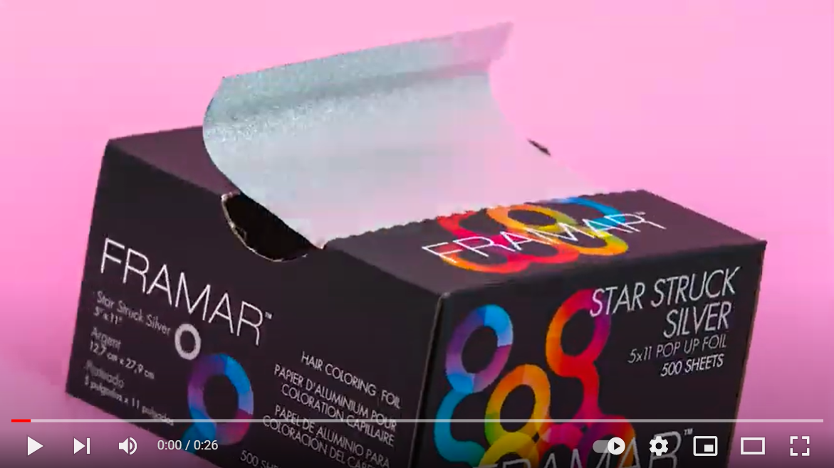 Framar Star Struck Silver Pop Up Hair Foil - Framar Family Hair