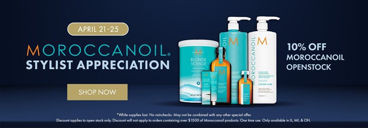 Apr 25 Moroccanoil Stylist Appreciation