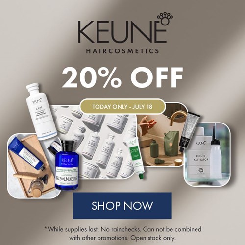 Keune One Day Flash Sale (07/18)