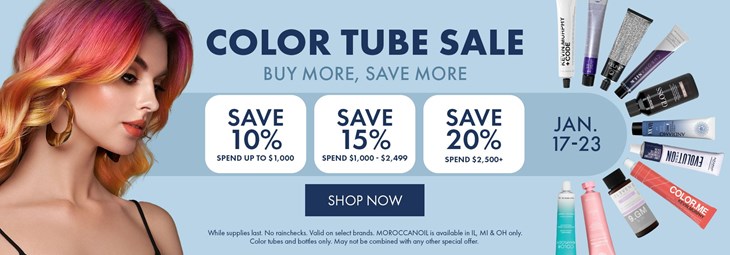 Color Tube Sale (1/17-1/23)