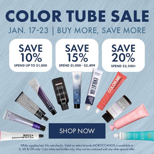 Color Tube Sale (1/17-1/23)