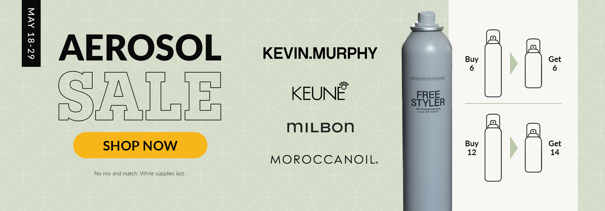 Aerosol Sale (5/18-29)