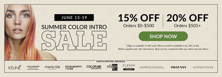 Color Intro Sale (6/13-6/19)