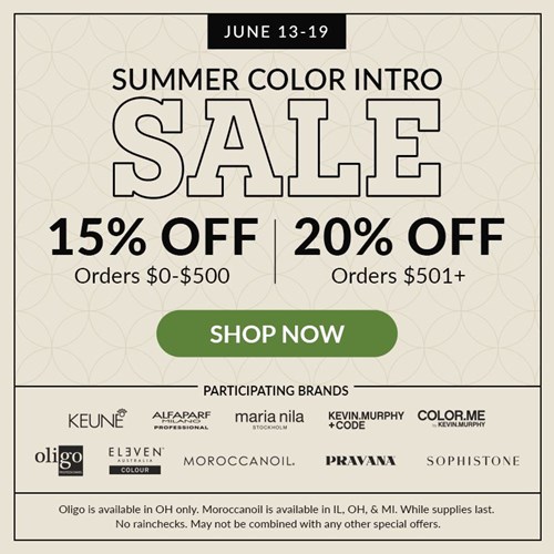 Color Intro Sale (6/13-6/19)