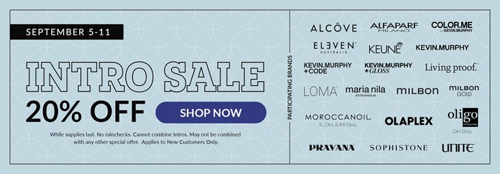 Intro Sale (9/5-9/11)