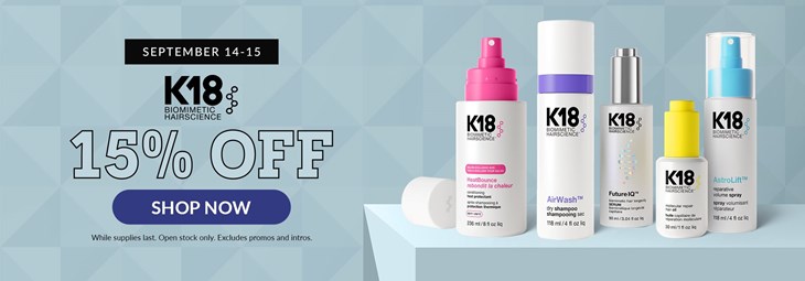K18 Flash Sale (9/14-9/15)
