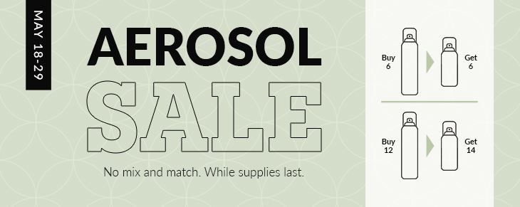 _BRAND PROMO Double Aerosol Sale KM