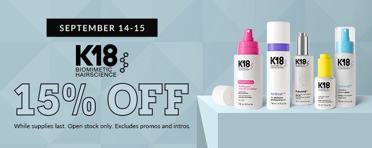 BRAND PROMO Double K18 Flash Sale (9/14-9/15)