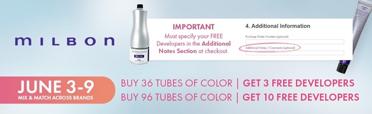 _BRAND June Color Tube Sale Milbon