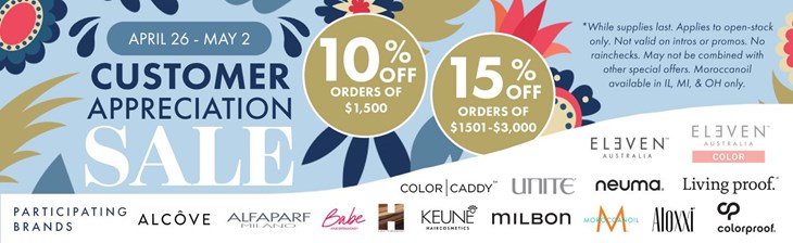 _CATEGORY Customer Appreciation Sale