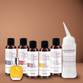 Alfaparf Milano Buy 8 Color Wear Gloss Toners & Color Wear Gloss Toner Activator, Get Sublime Cristalli Liquidi FREE