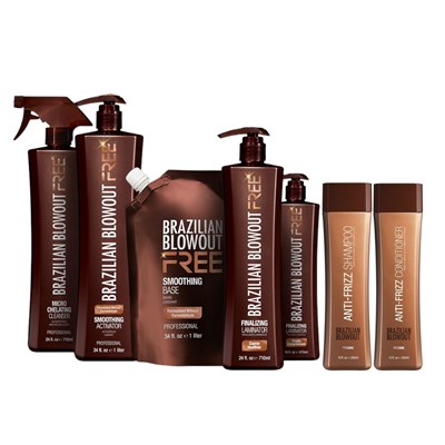BRAZILIAN BLOWOUT Buy FREE Small Service Bundle, Get 2 Anti-Frizz Shampoo & Conditioner FREE! 5 pc.