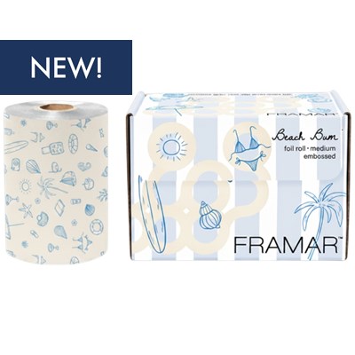 Framar Embossed Foil Roll Medium Beach Bum 320 ft.