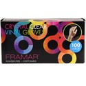 Framar Crystal Clear Disposable Vinyl Gloves Large