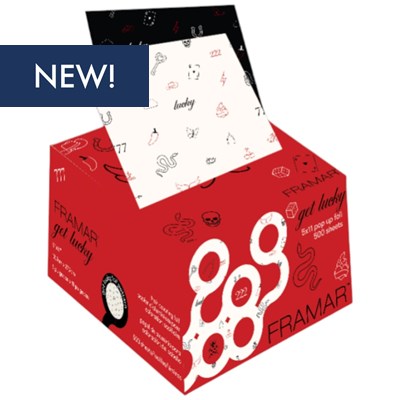 Framar Get Lucky Pop Up Foil 5 inch X 11 inch 500 ct.