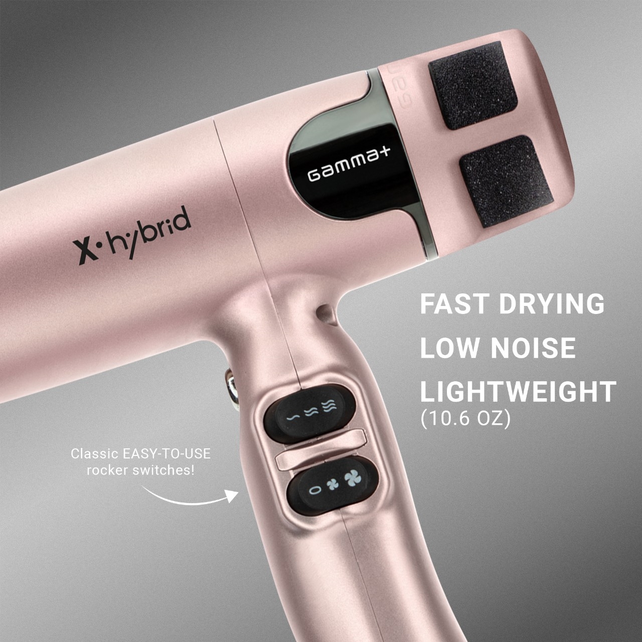 X-Hybrid Professional Hair Dryer - Rose Gold