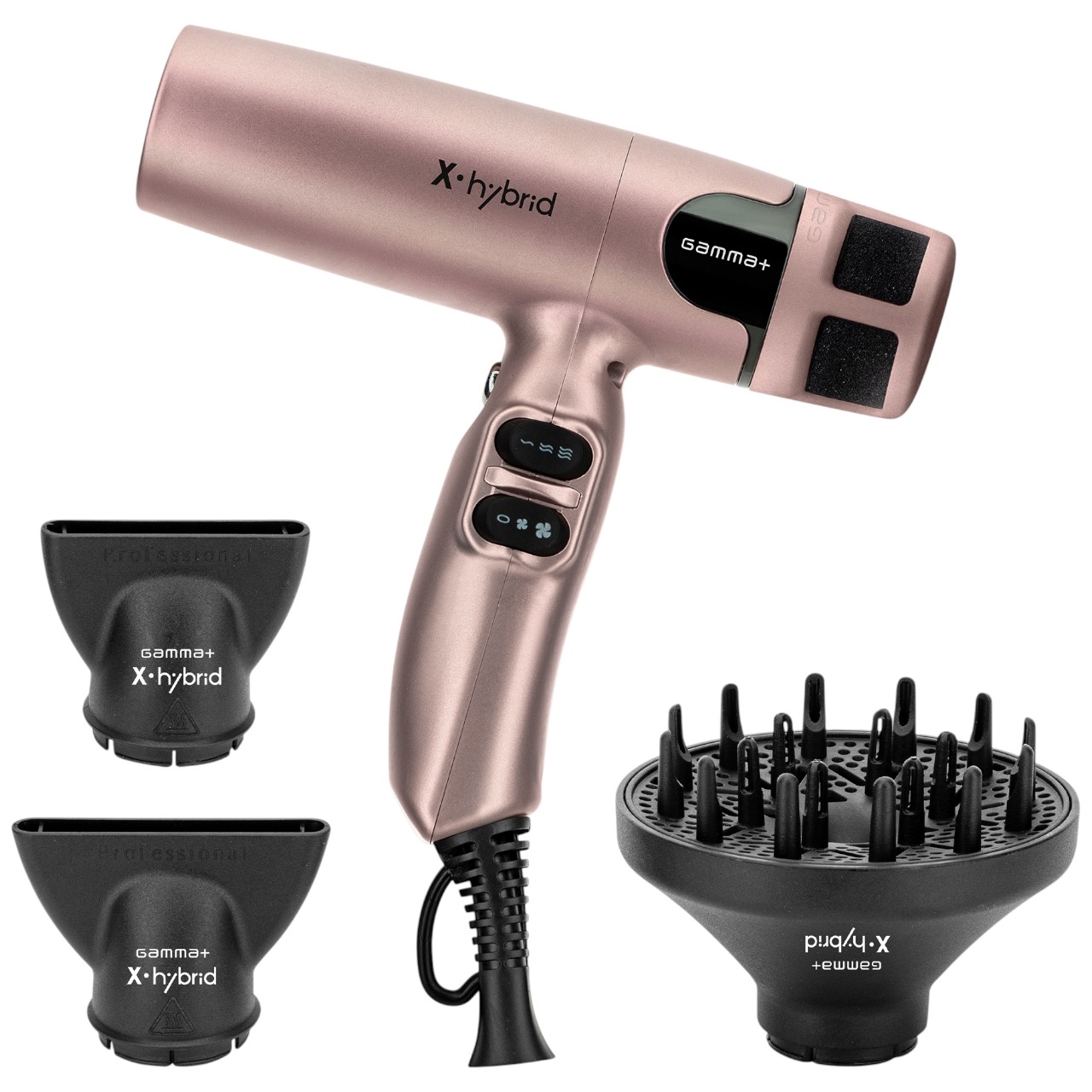 X-Hybrid Professional Hair Dryer - Rose Gold