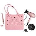 Gamma+ X-Hybrid Compact Hair Dryer & Flat Iron Bundle with Durable Tote Bag 3 pc.