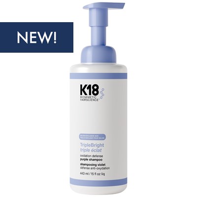 K18 TripleBright purple shampoo 15 Fl. Oz.