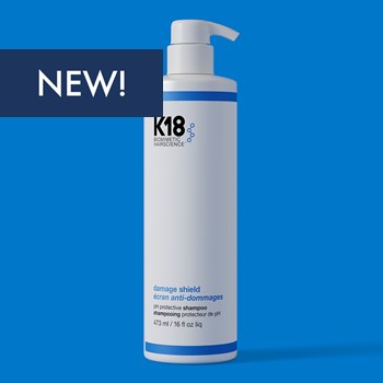 K18 DAMAGE SHIELD pH protective shampoo 16 Fl. Oz.
