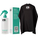K18 Purchase PEPTIDE PREP pro chelating hair complex, Get a Cape FREE! 2 pc.