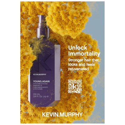 KEVIN.MURPHY YOUNG.AGAIN MIRROR CLING 4.5 inch x 6.5 inch