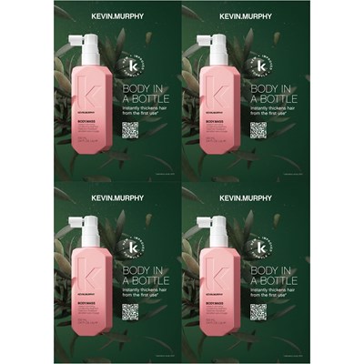 KEVIN.MURPHY BODY.MASS Mirror Cling 4 pk.