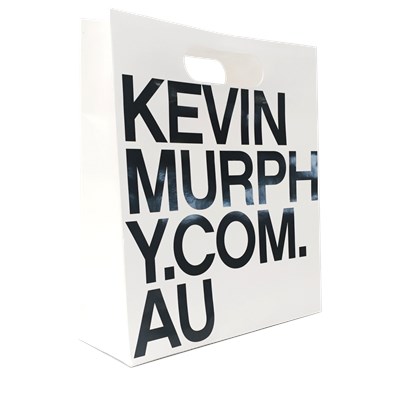 KEVIN.MURPHY Large Paper Retail Bag- White 7 inch x 5.1 inch x 35 inch