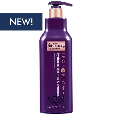 LEAF & FLOWER CBD PRO Curl Defining Treatment Liter