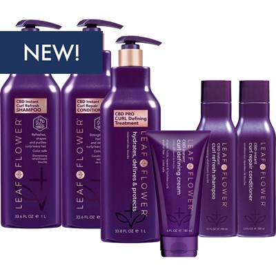 LEAF & FLOWER Curl Bundle with PRO Curl Treatment 19 pc.