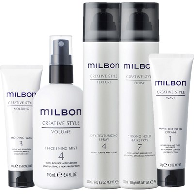 Milbon CREATIVE STYLE Complete Set 39 pc.