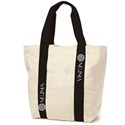 Neuma Canvas Tote Bag - Black/Natural