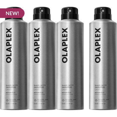 OLAPLEX Buy 3 Retail SHAPE SET HAIRSPRAY, Get 1 FREE! 4 pc.