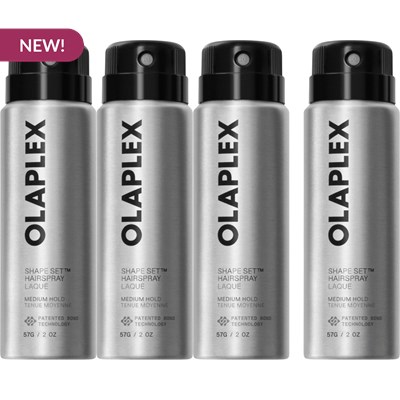 OLAPLEX Buy 3 Travel SHAPE SET HAIRSPRAY, Get 1 FREE! 4 pc.