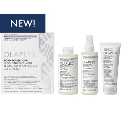 OLAPLEX BOND SHAPER CURL REBUILDING TREATMENT KIT 3 pc.