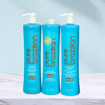 pure brazilian Buy 1 Step 2 - CLEAR Liter, Get Step 1 & Step 3 FREE! 3 pc.