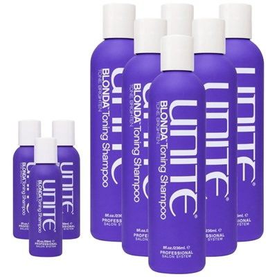 UNITE BLONDA Toning Shampoo Retail Kit 10 pc.